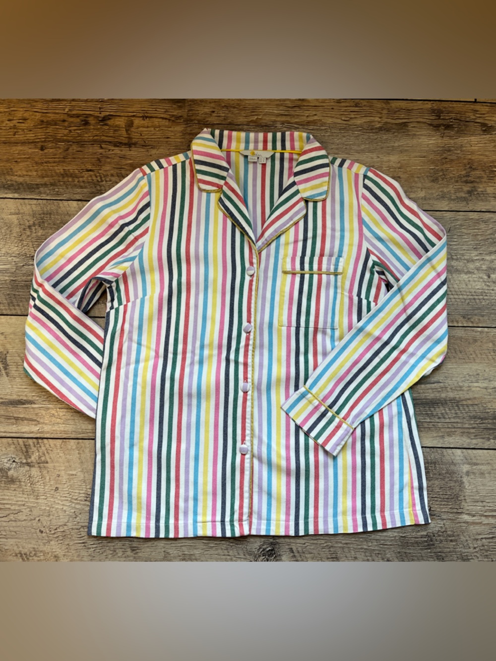 Boden Multicolor Striped cotton pajama set US 8